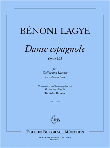 Cover - Bnoni Lagye, Danse espagnole op. 102